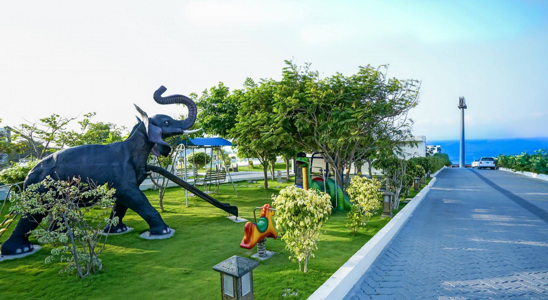 childrens play area in annai resorts